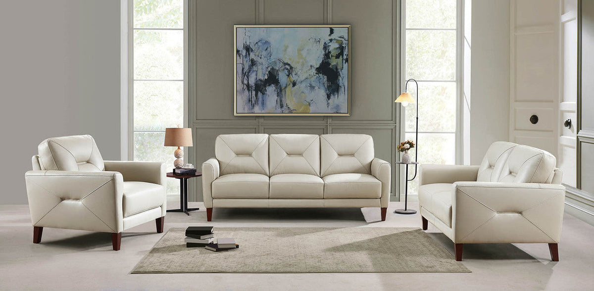 Mavis Leather Chair - MJM Furniture