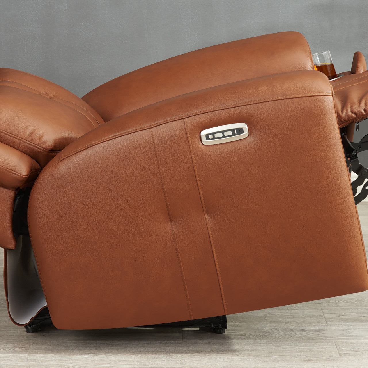 Emma Leather Power Reclining Chair - MJM Furniture