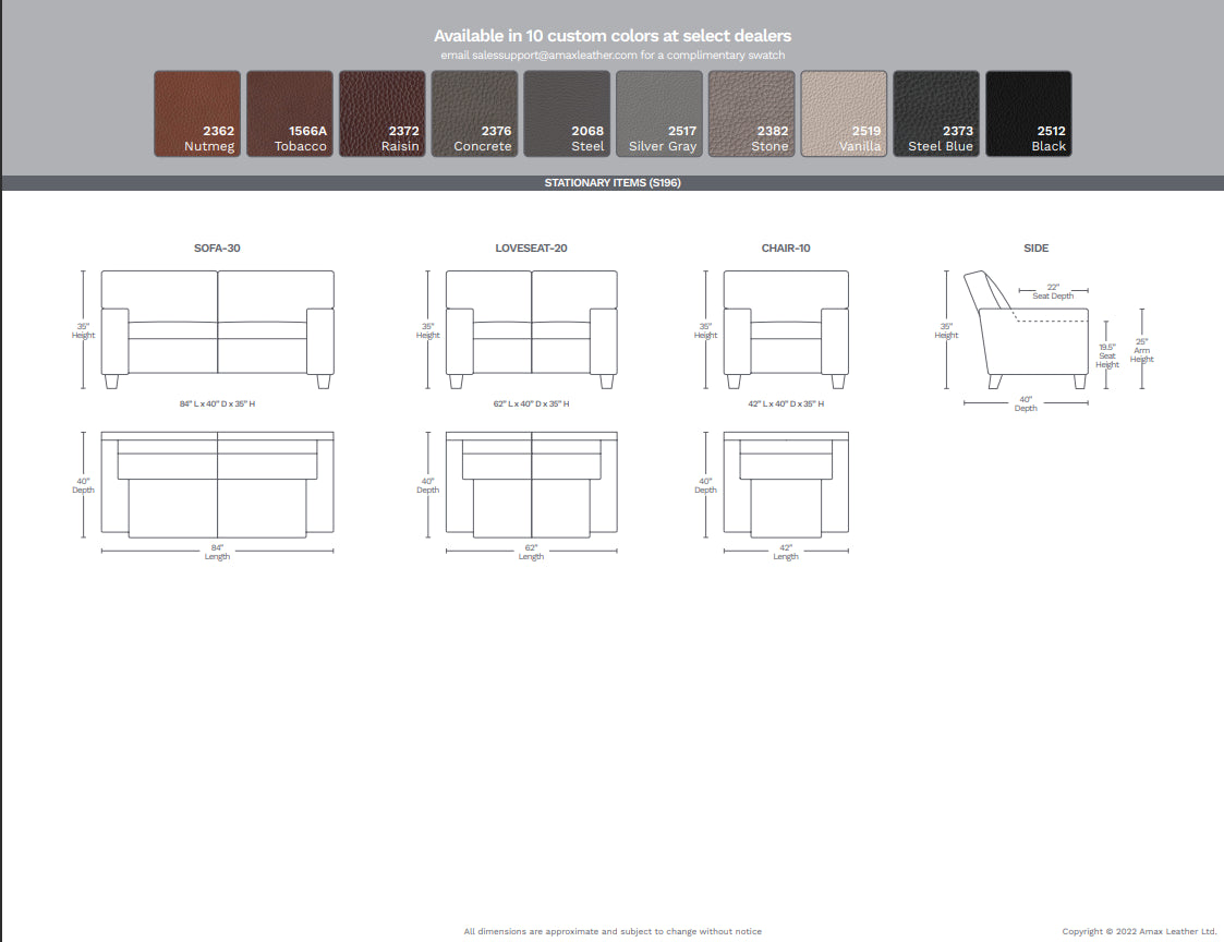 Magnum Leather Sofa Collection - MJM Furniture