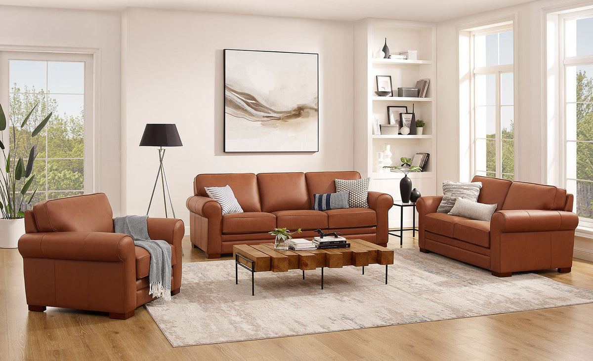 Brookfield Leather Sofa Collection - MJM Furniture