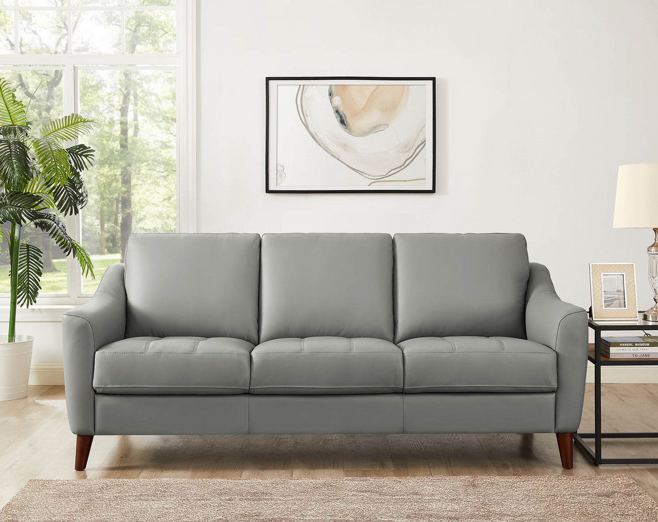 Ersa Leather Sofa - MJM Furniture