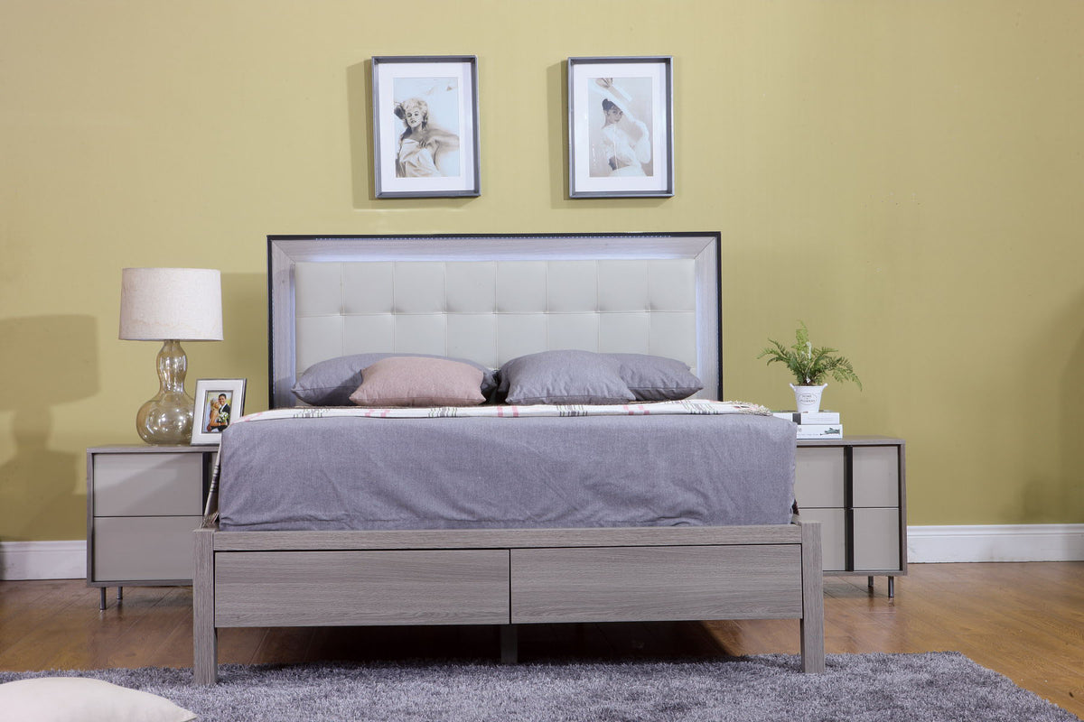 Esko Upholstered Storage Bed - MJM Furniture