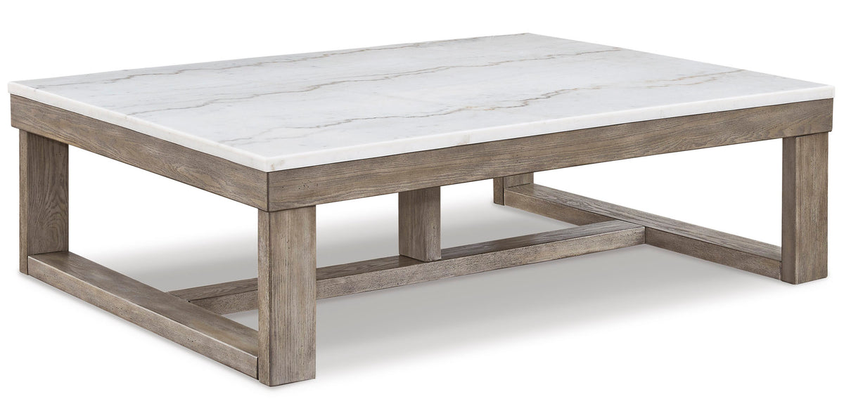 Loyaska Marble Coffee Table - MJM Furniture