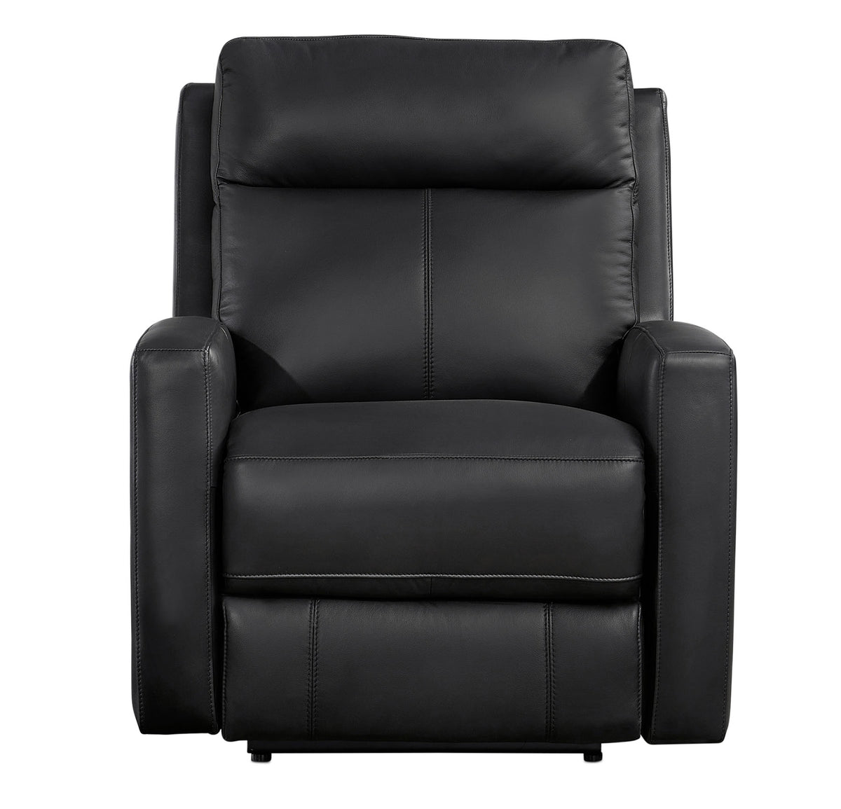 Modena Black Leather Zero Gravity Reclining Chair - MJM Furniture