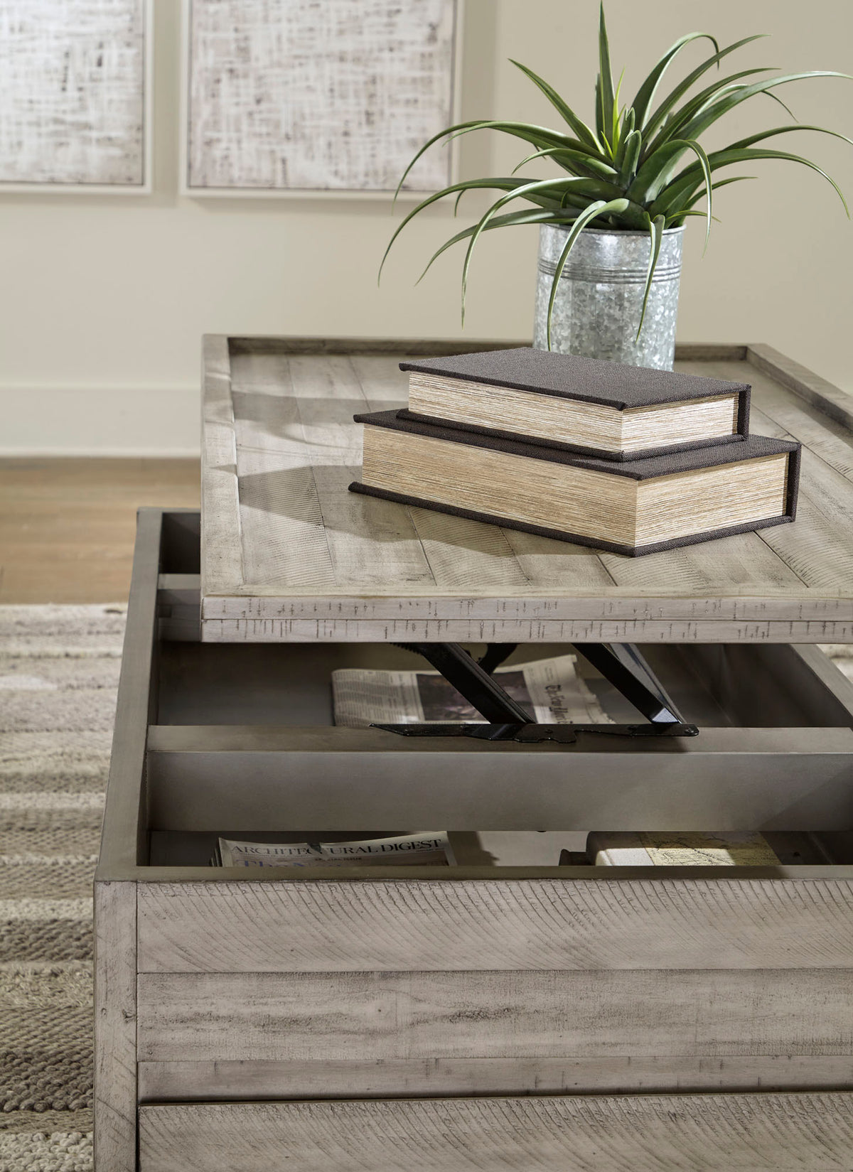 Naydell Lift Top Coffee Table - MJM Furniture