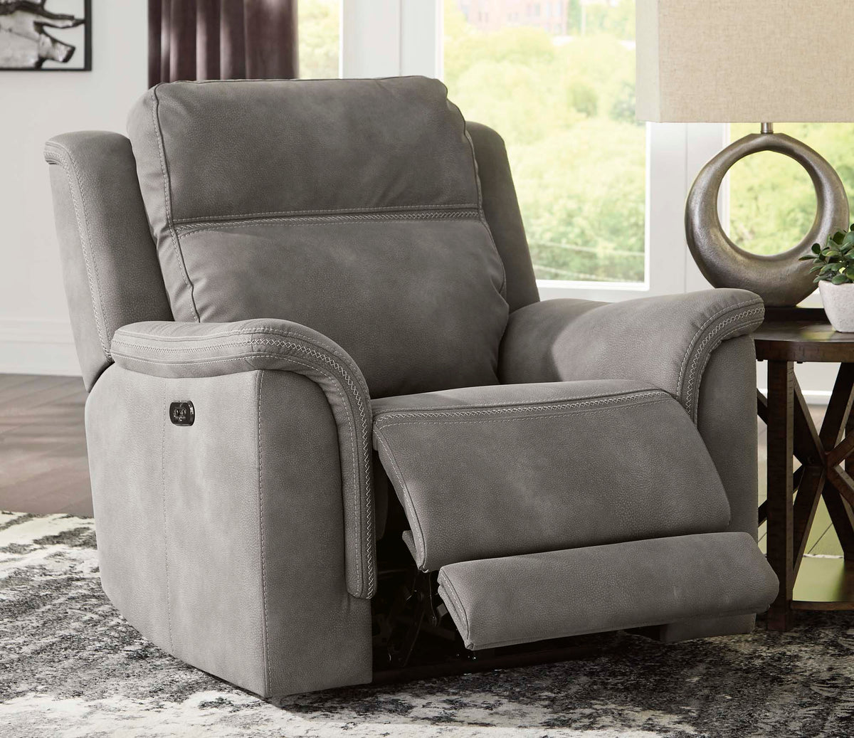 Next-Gen Slate Power Reclining Chair - MJM Furniture