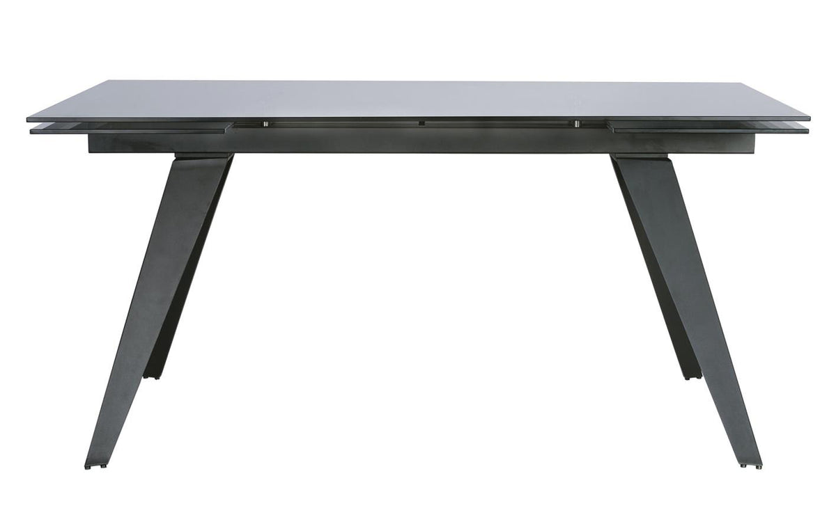Noire Black Steel Extendable Dining Table - MJM Furniture