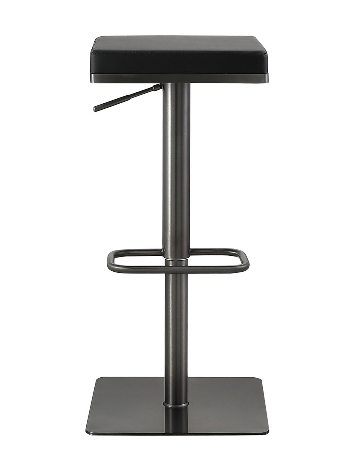 Nolan Titanium Black Adjustable Swivel Barstool - MJM Furniture
