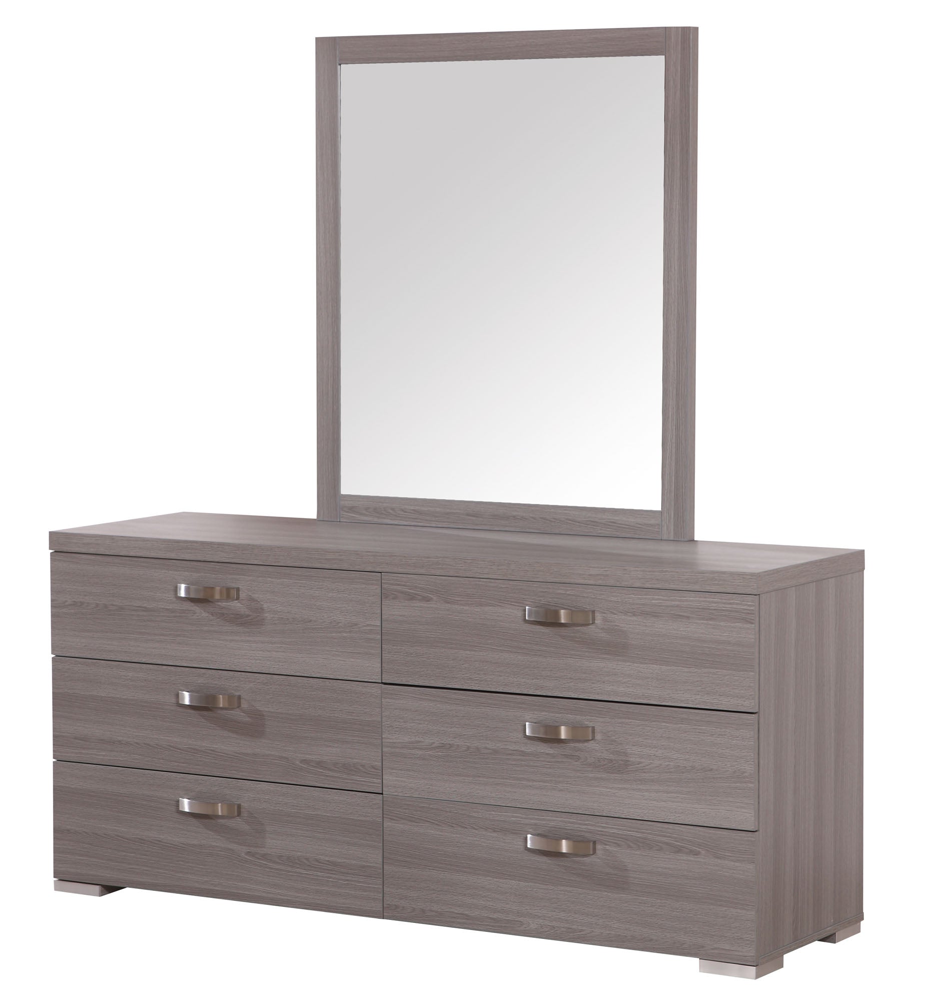 Nova 6 Drawer Dresser & Mirror - MJM Furniture