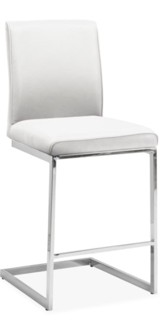 Nova White Counter Stool - MJM Furniture