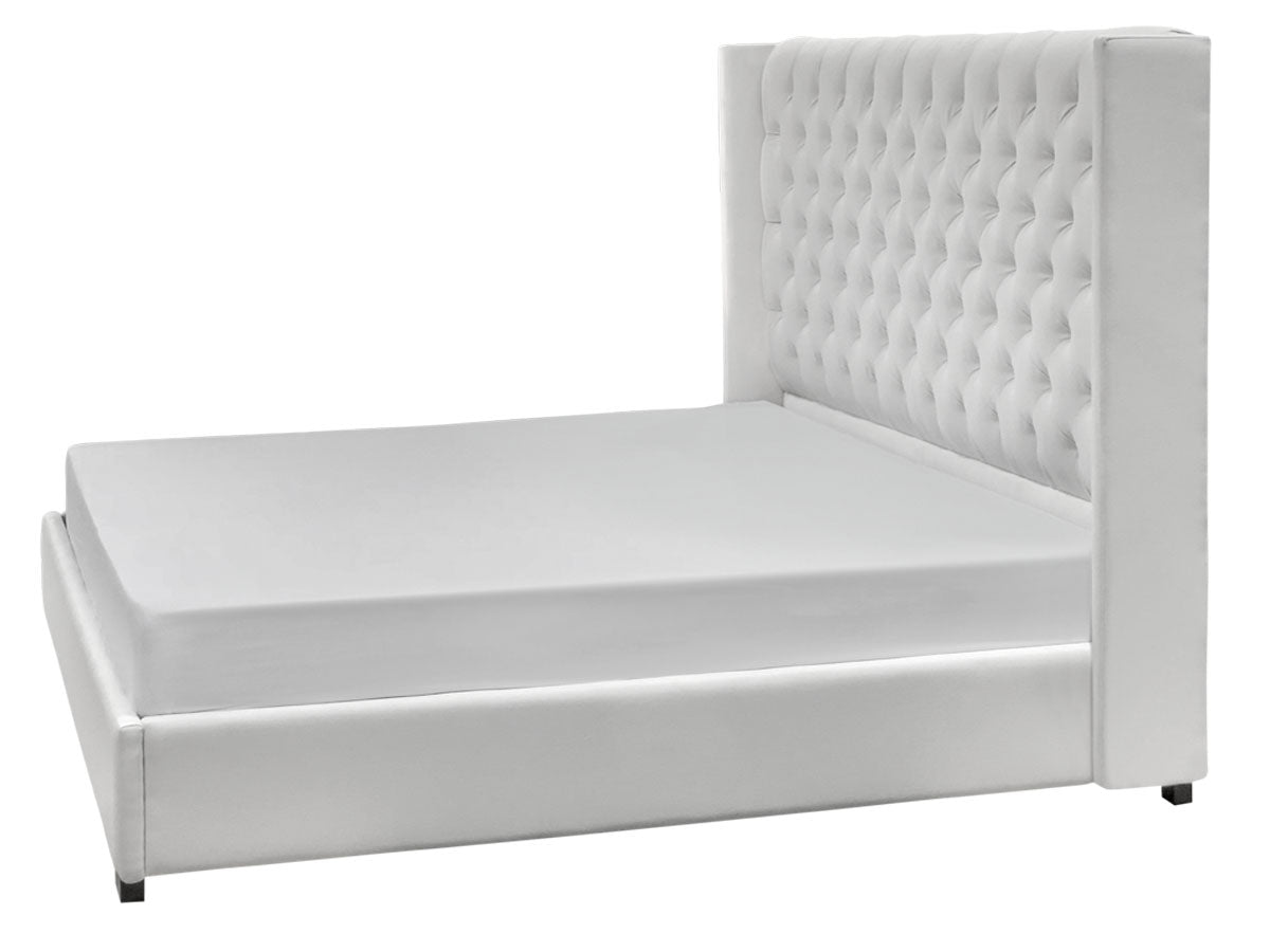 Mansion Tufted Upholstered Bed - MJM Furniture