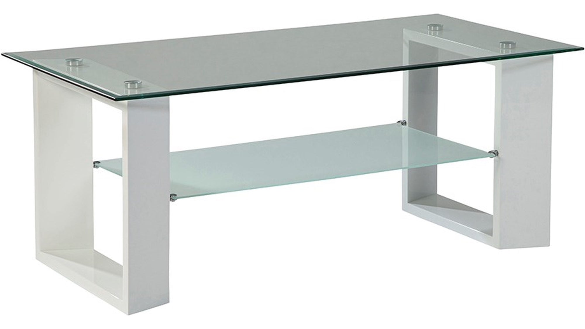 Skye White Coffee Table - MJM Furniture