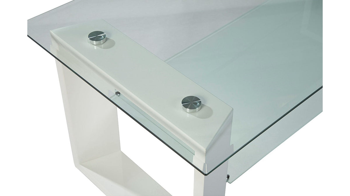 Skye White Coffee Table - MJM Furniture