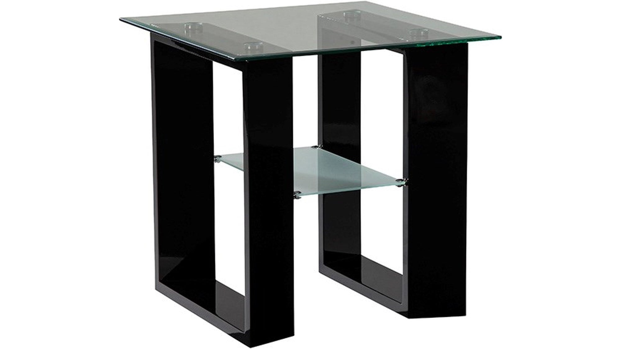 Modena Black End Table - MJM Furniture