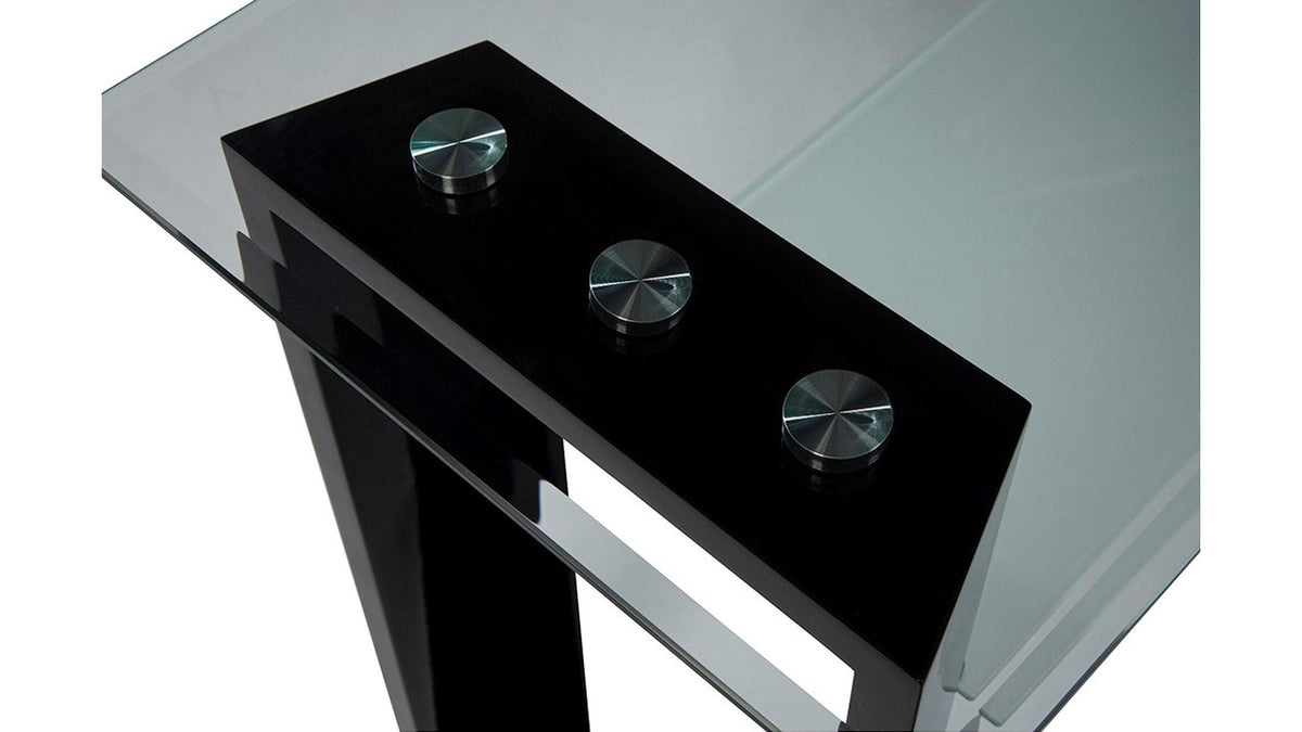 Skye Black Console Table - MJM Furniture