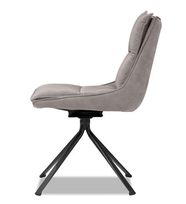 Vito Ultrasuede Swivel Dining Chair - MJM Furniture