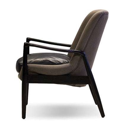 Isaac Antique Black Accent Chair - MJM Furniture