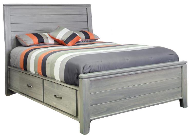 Skylar Pine Storage Bed - MJM Furniture