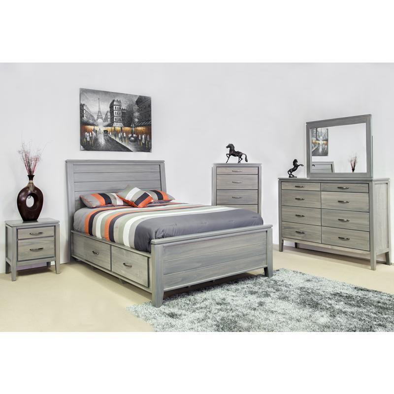 Skylar Pine Storage Bed - MJM Furniture