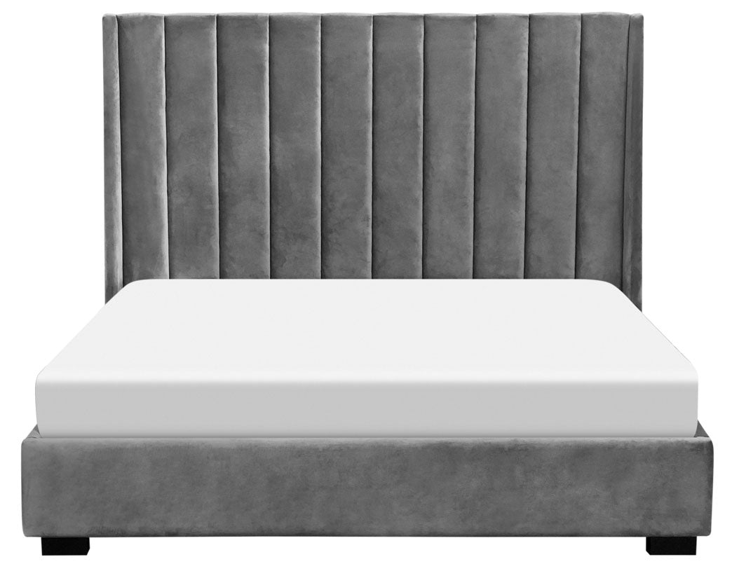 Monarch Channel Upholstered Bed - MJM Furniture