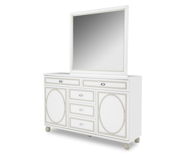 Sky Tower Dresser &amp; Mirror - MJM Furniture
