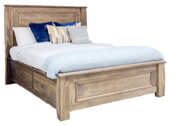 Aspen Rustic Pine Storage Bed - MJM Furniture