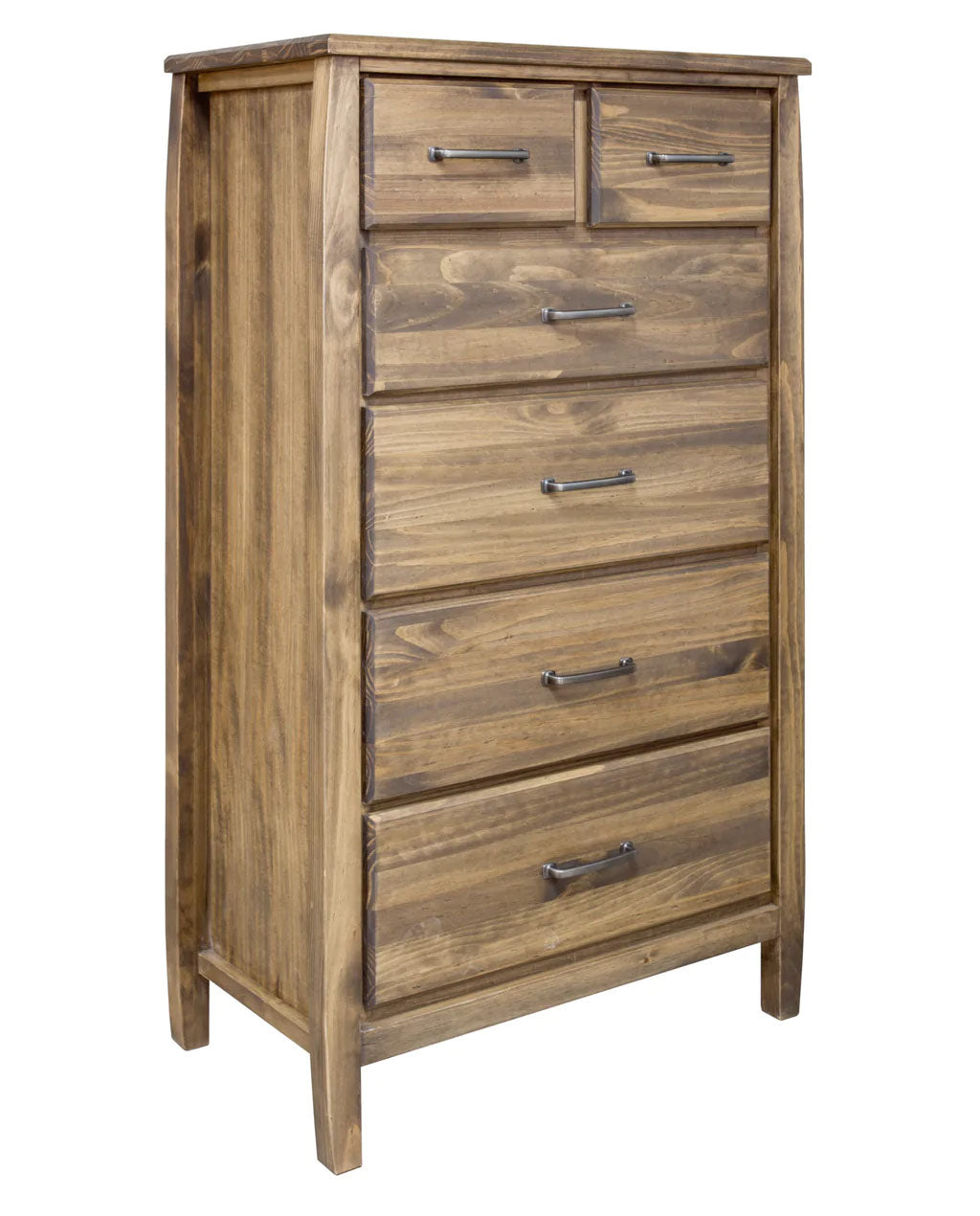Aspen 6 Drawer Rustic Pine Chest - MJM Furniture