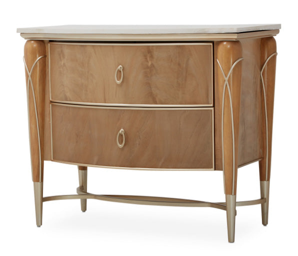 Villa Cherie Caramel 2 Drawer Nightstand - MJM Furniture