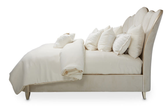 Villa Cherie Caramel Upholstered King Bed - MJM Furniture