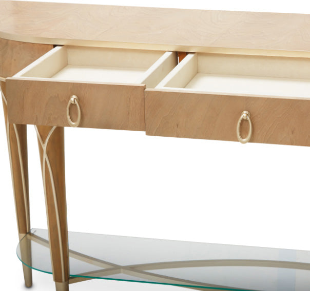 Villa Cherie Caramel Console Table - MJM Furniture