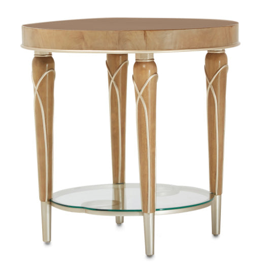 Villa Cherie Caramel End Table - MJM Furniture