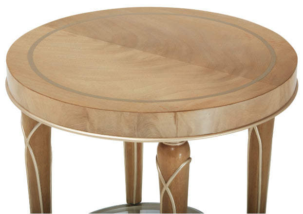 Villa Cherie Caramel End Table - MJM Furniture