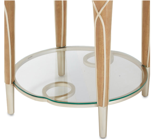 Villa Cherie Caramel End Table - MJM Furniture