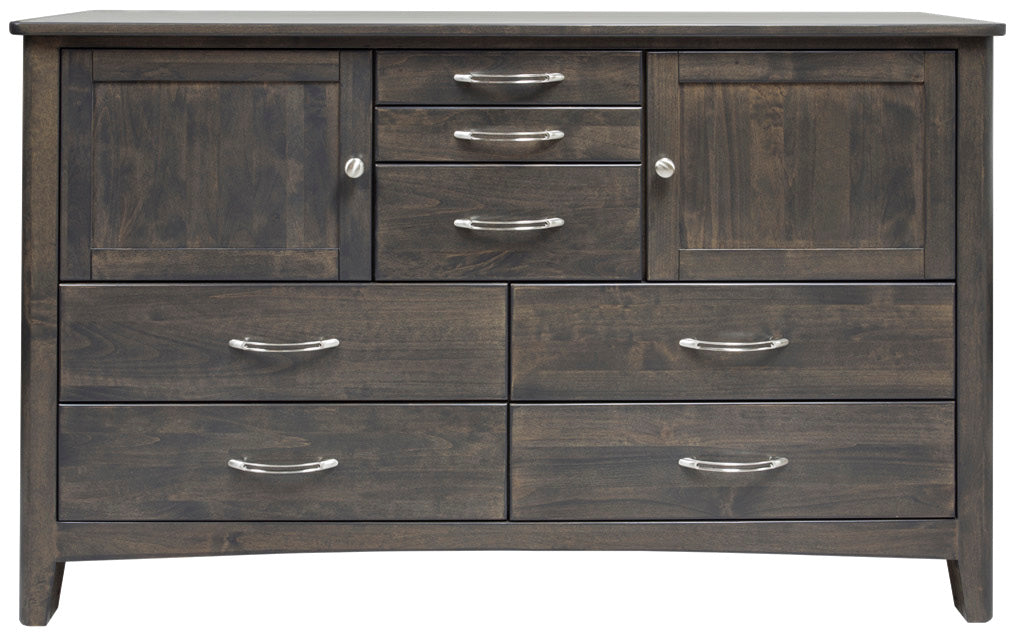 Camryn Alder 7 Drawer 2 Door Dresser - MJM Furniture